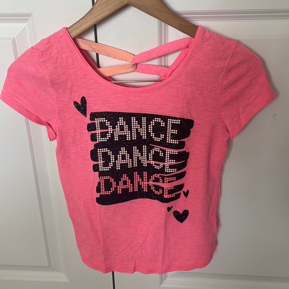 SO Dance Dance Dance Sparkle Tee Shirt Sz 10